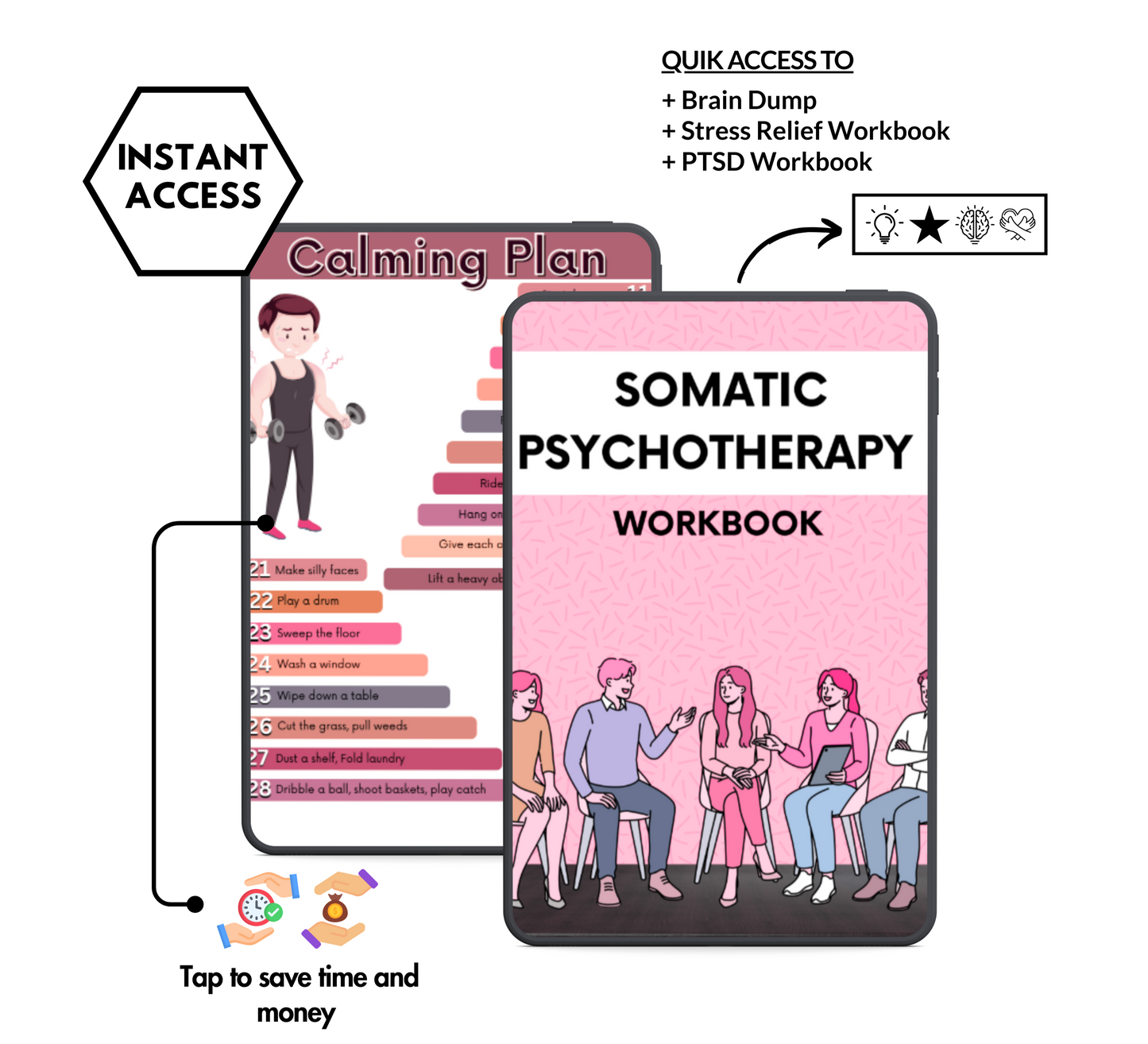 200+ Trauma therapy bundle (FREE TODAY)