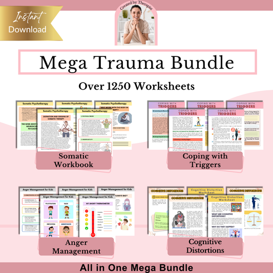 1250+ Mega Trauma Therapy Bundle (FREE TODAY)