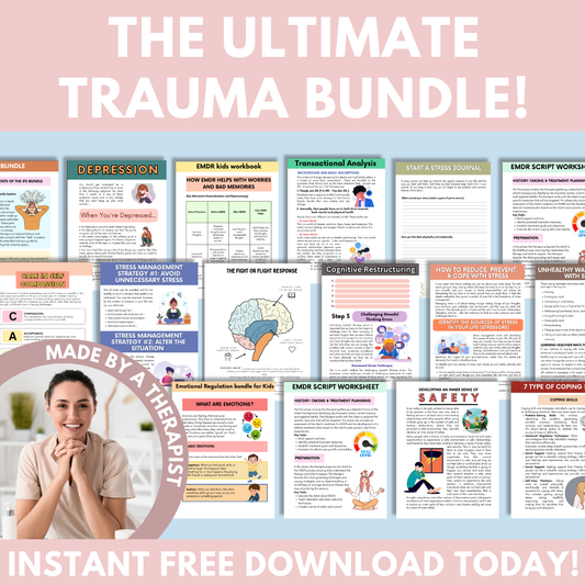 200+ Trauma therapy bundle